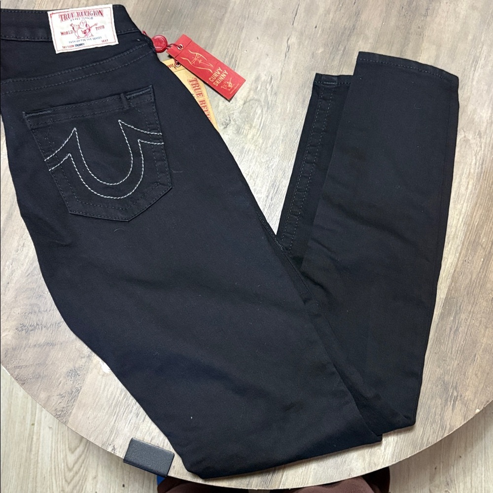 True Religion Womans Dark Jeans - Picture 4 of 4